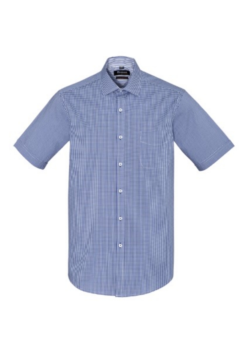 Picture of Biz Corporates Mens Newport Shirt Short Sleeve